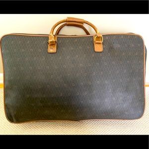 Christian Dior vintage logo luggage